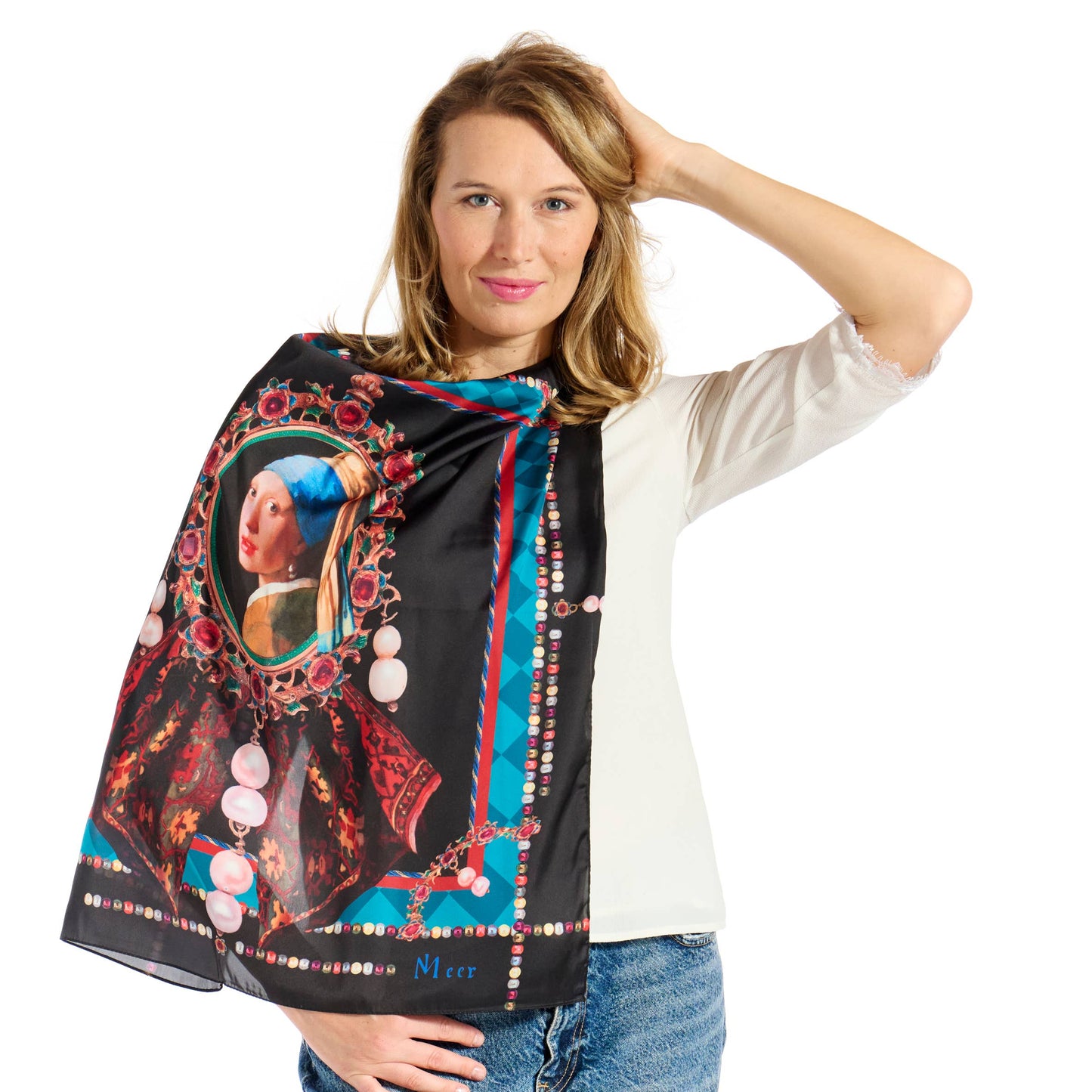 Foulard Jeune Fille à la Perle