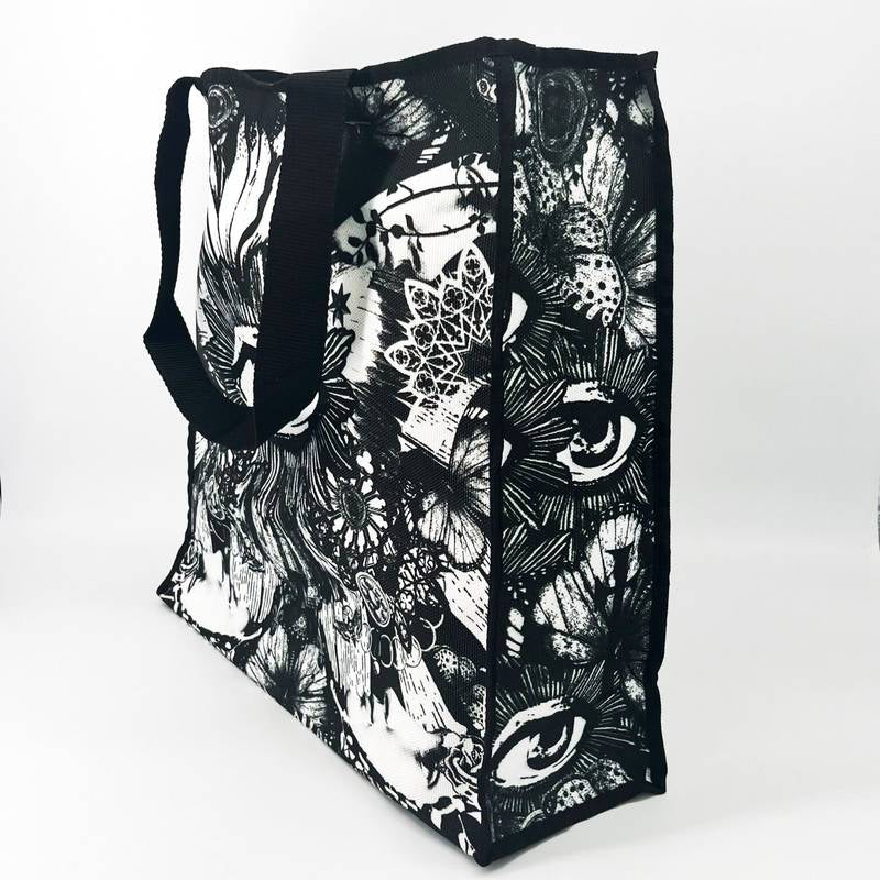 GRAND TOTE BAG PAPILLON NOIR
