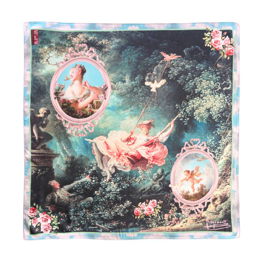 Foulard Jeune fille et l'oiseau
